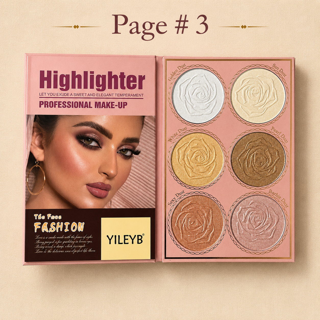 YILEYB YL-205 Page 2 - Lipstick Makeup 30 Shades