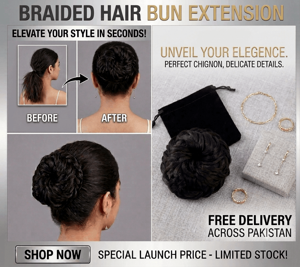 Braided Hair Bun Extension