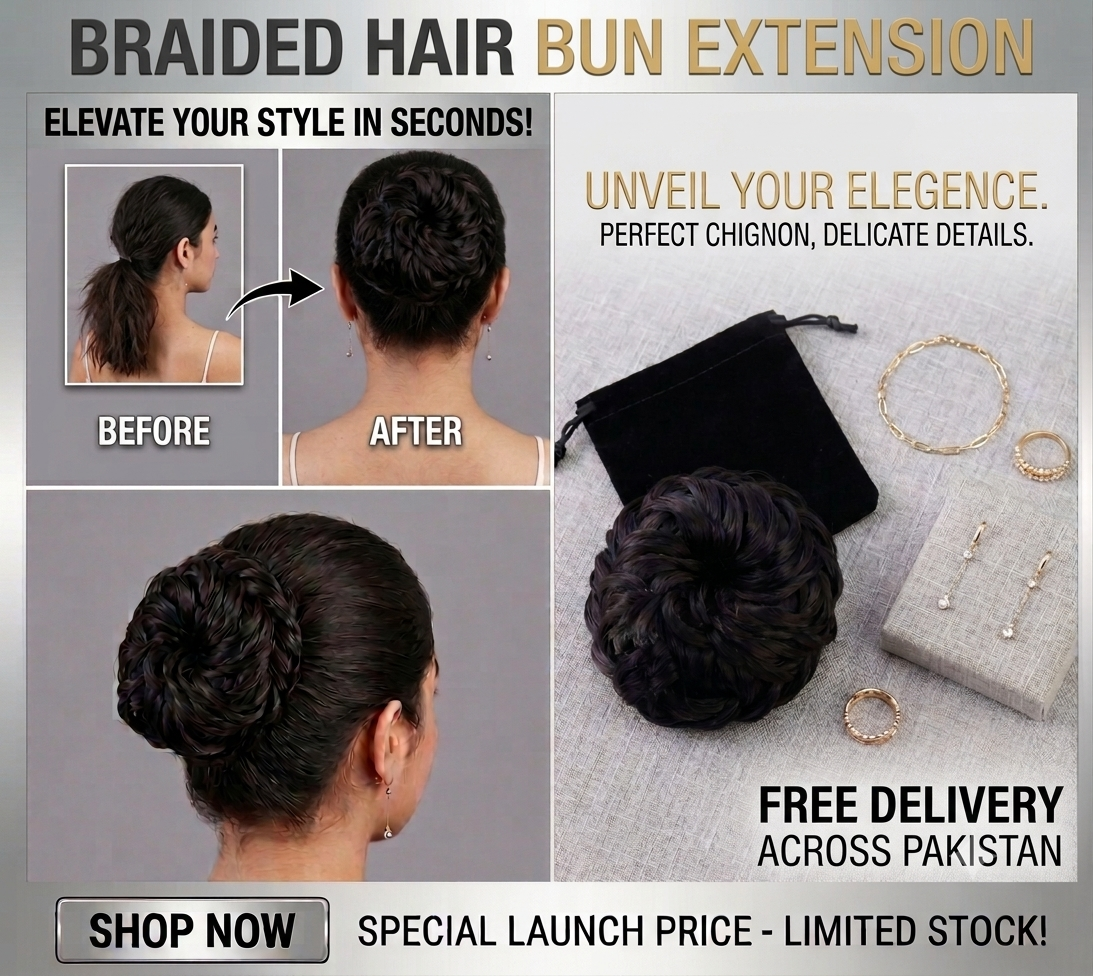 Braided Hair Bun Extension – Instant Poni Juda