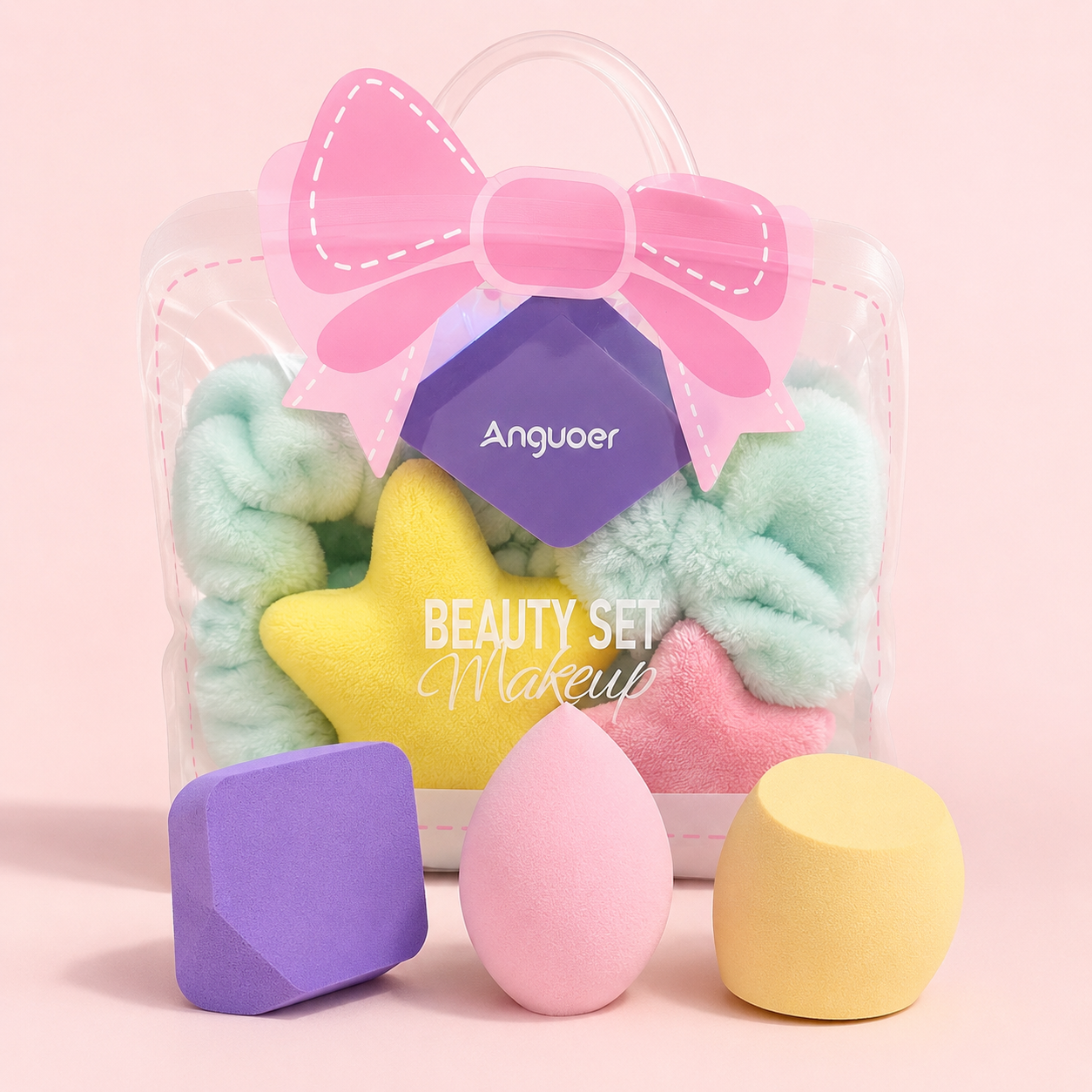 Beauty Headband & 3 Makeup Blender Set