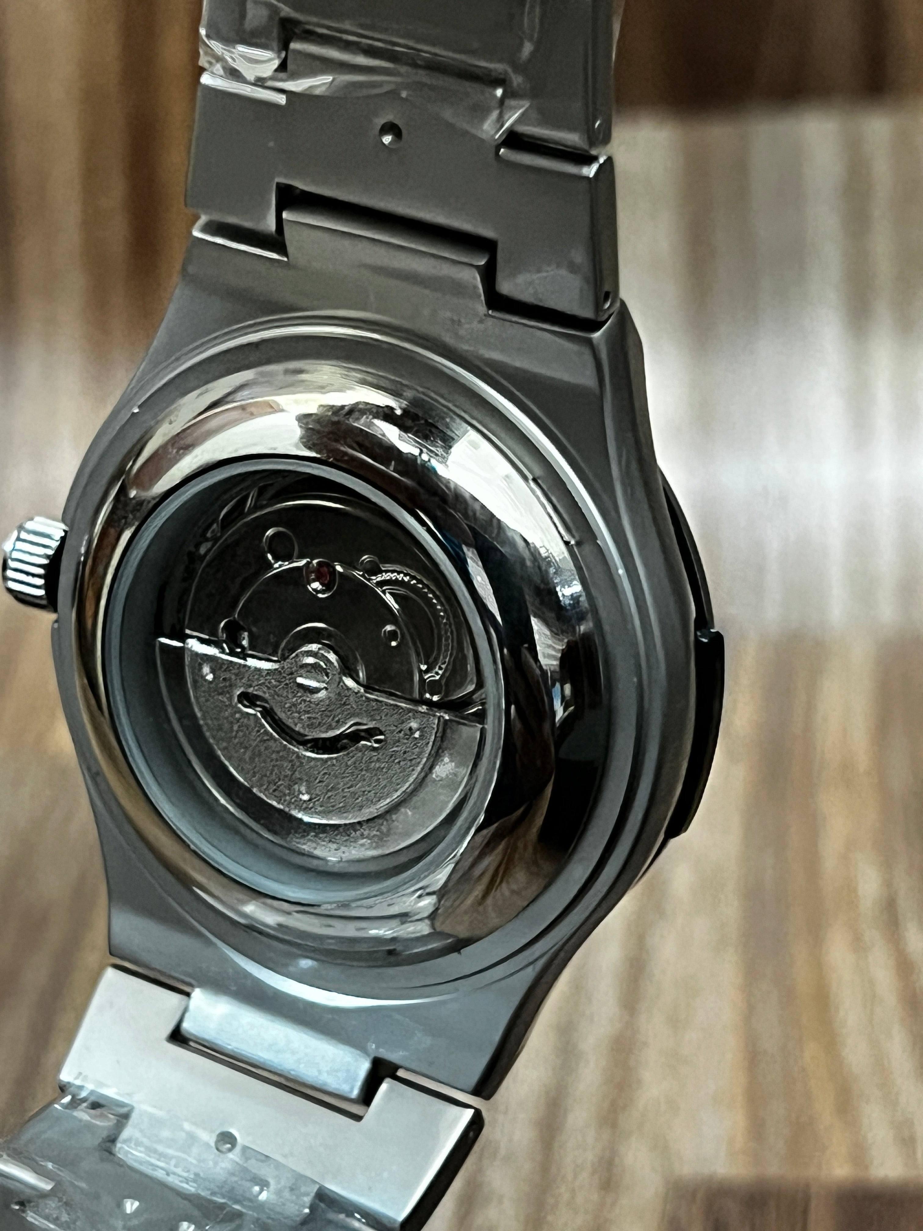Hublot Classic Fusion Titanium Green Dial with Luxury Diamond Cut Chain.