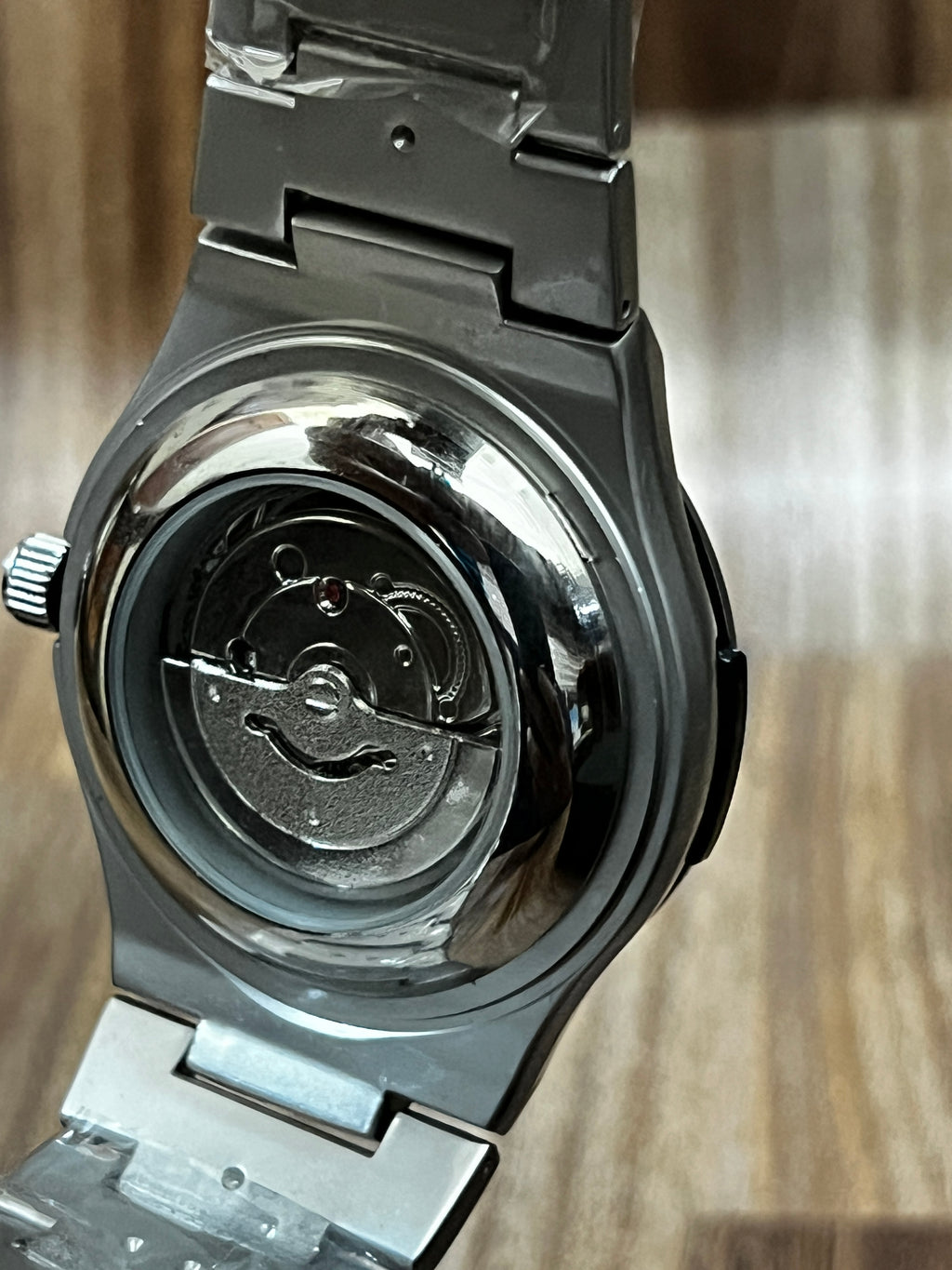 Luxury Hublot Classic Fusion Style Men’s Watch - Premium Silver Quartz Timepiece with Stainless Steel Chain