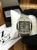 Hublot Square Bang Skeleton Dial Display Silver