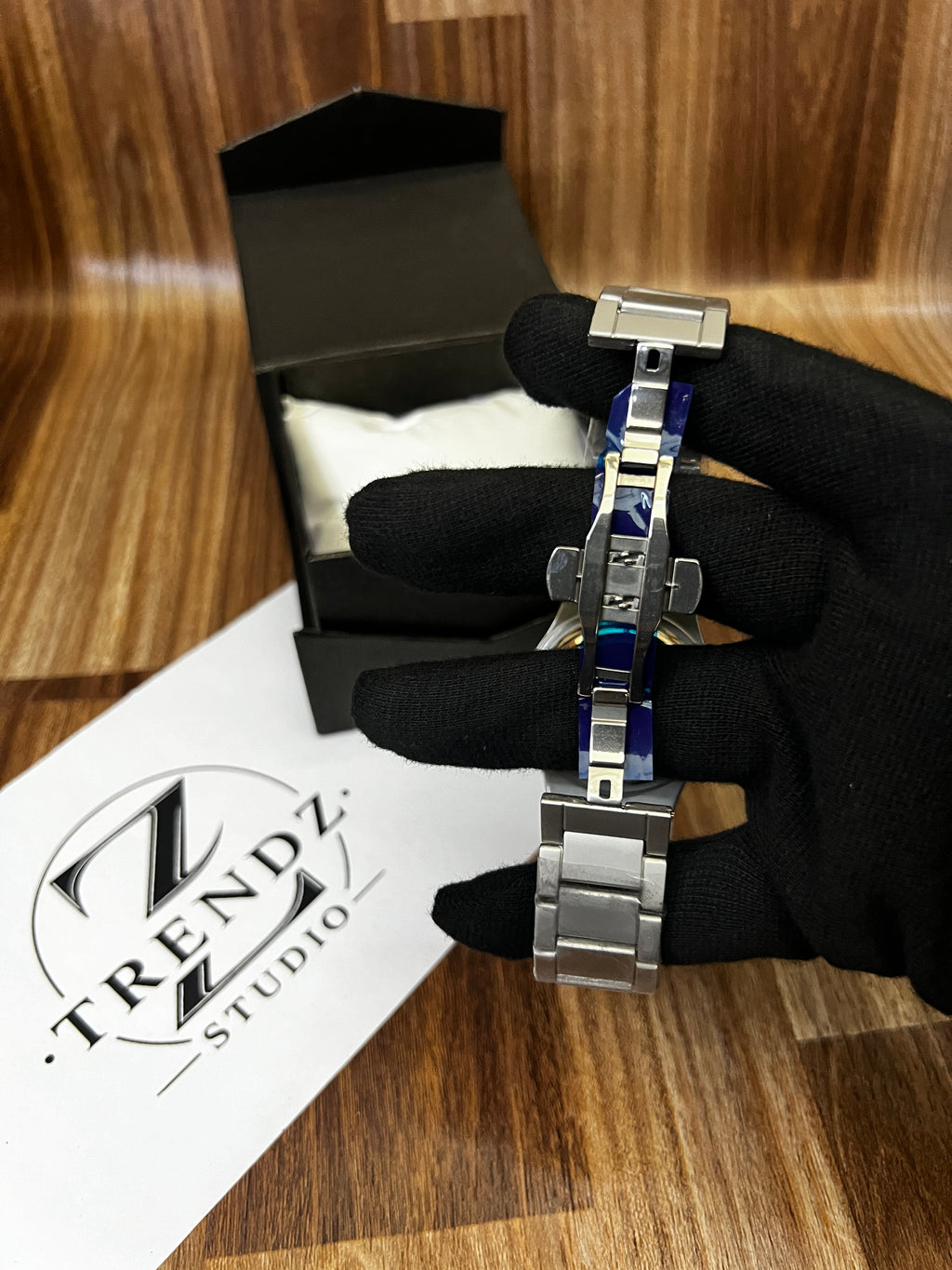 Brown Classic Fusion Style Watch - Diamond Dial & Steel Watch Sale
