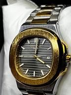 Patek Grey and Gold Watch
