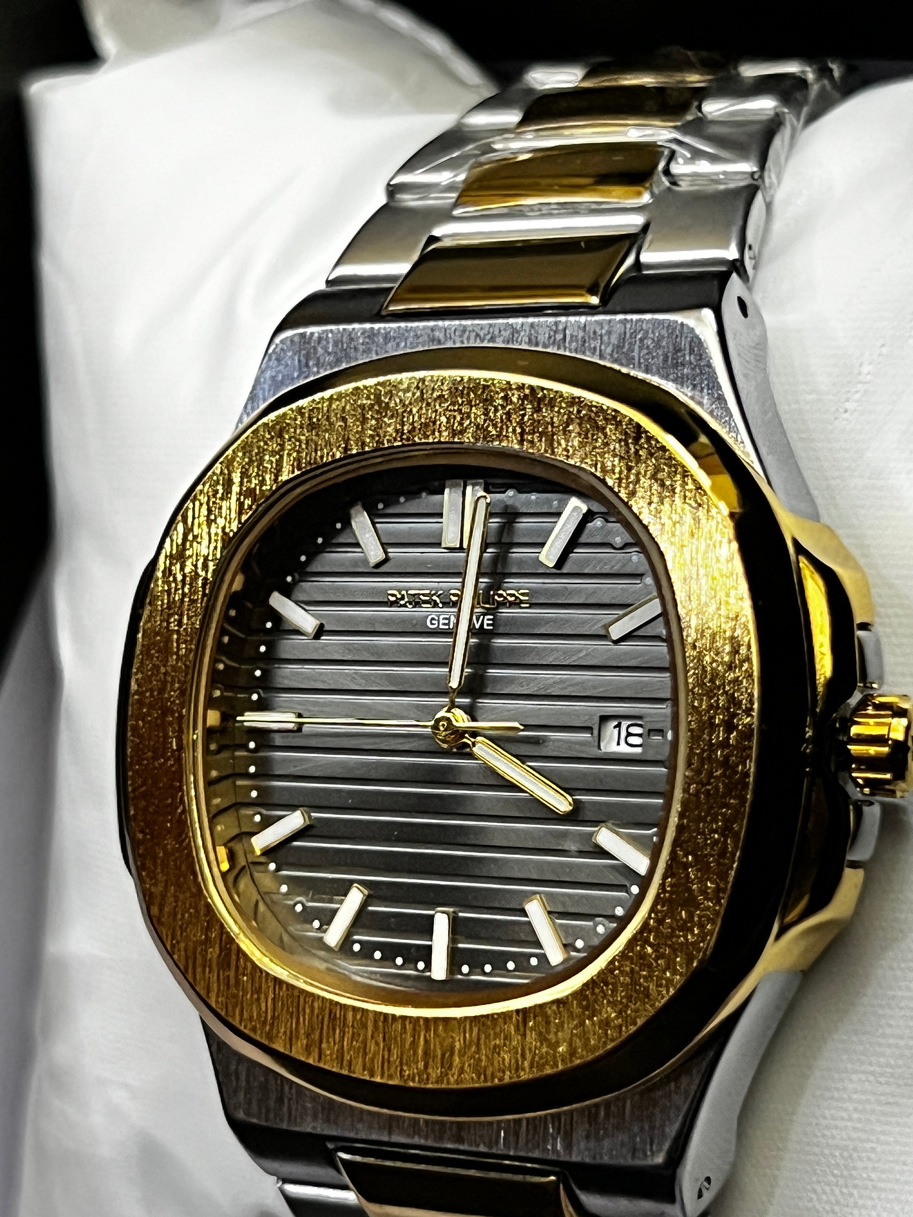 TrueTime Grey and Gold Watch Men