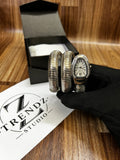 Luxury Quartz Crystal Snake Bracelet Watch for Women