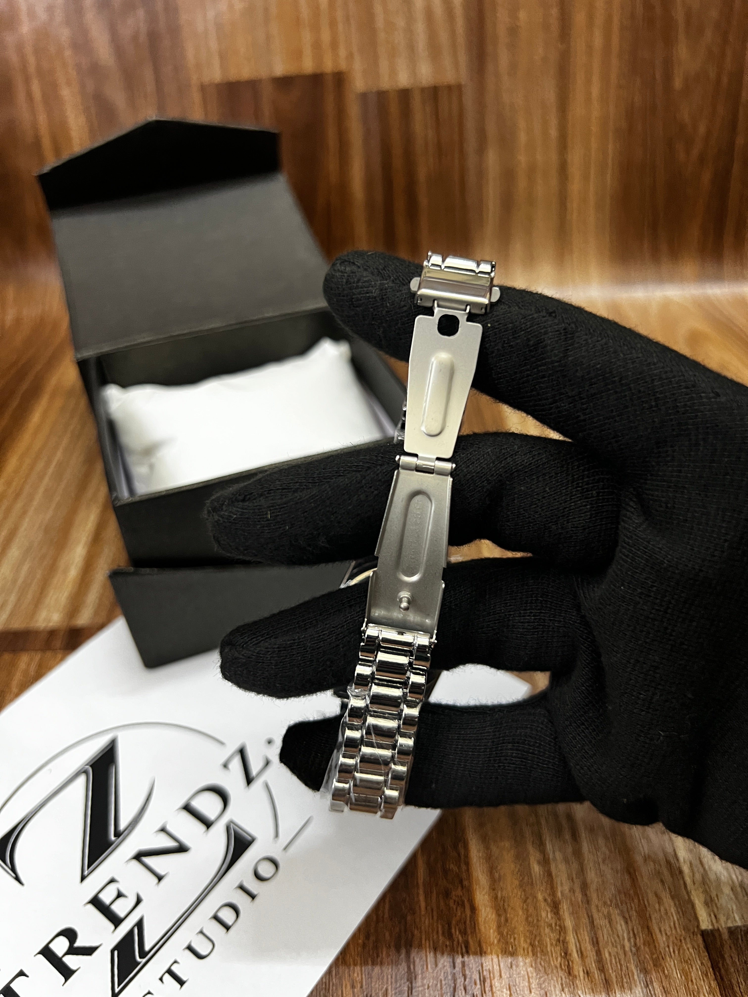 Luxury Datejust Style Black Dial Roman Watch Women
