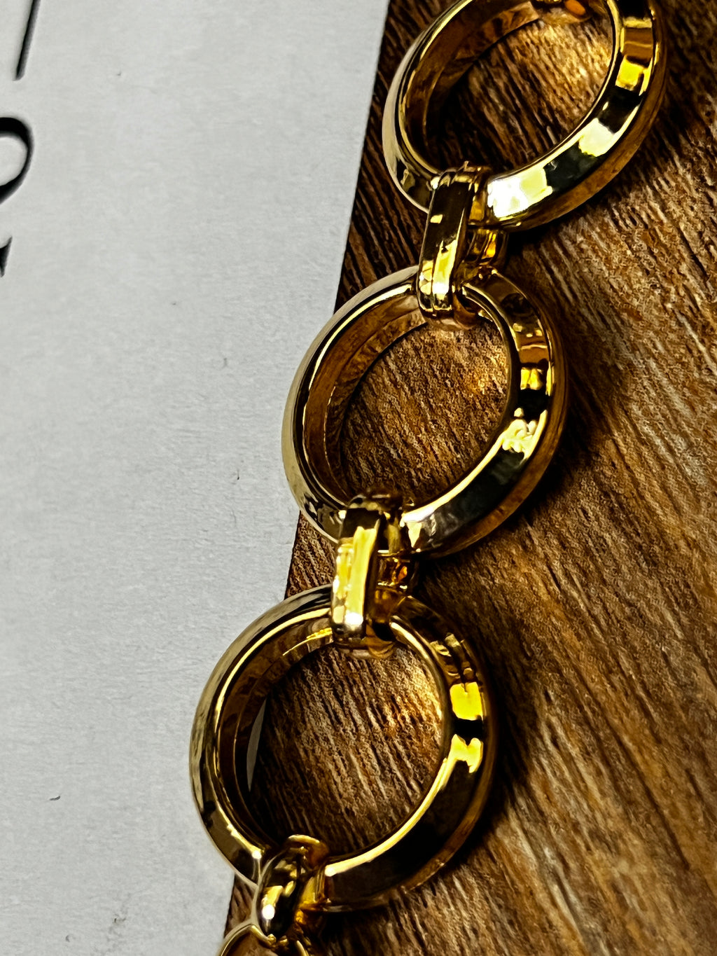 Dior Style Gold Chain Bracelet Watch Women