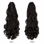 Catcher Claw Clip Ponytail Hair Extension – Dark Brown