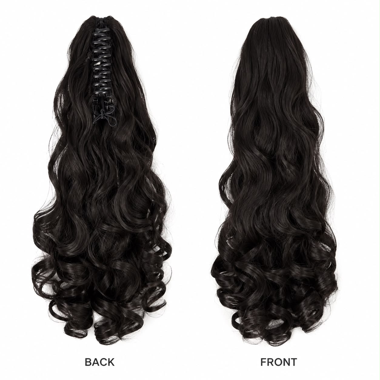 Catcher Claw Clip Ponytail Hair Extension – Dark Brown
