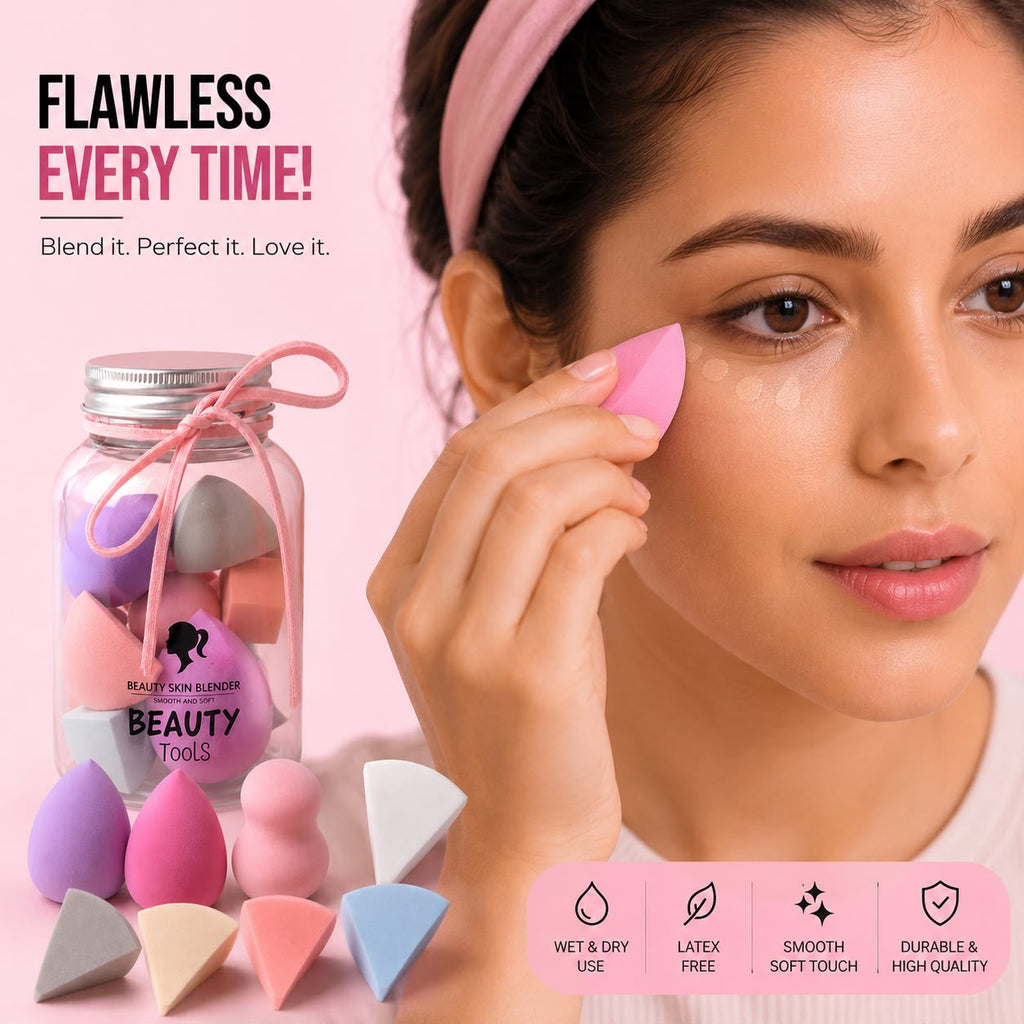 8 Pcs Beauty Blender Set – how to use and why you'll love it