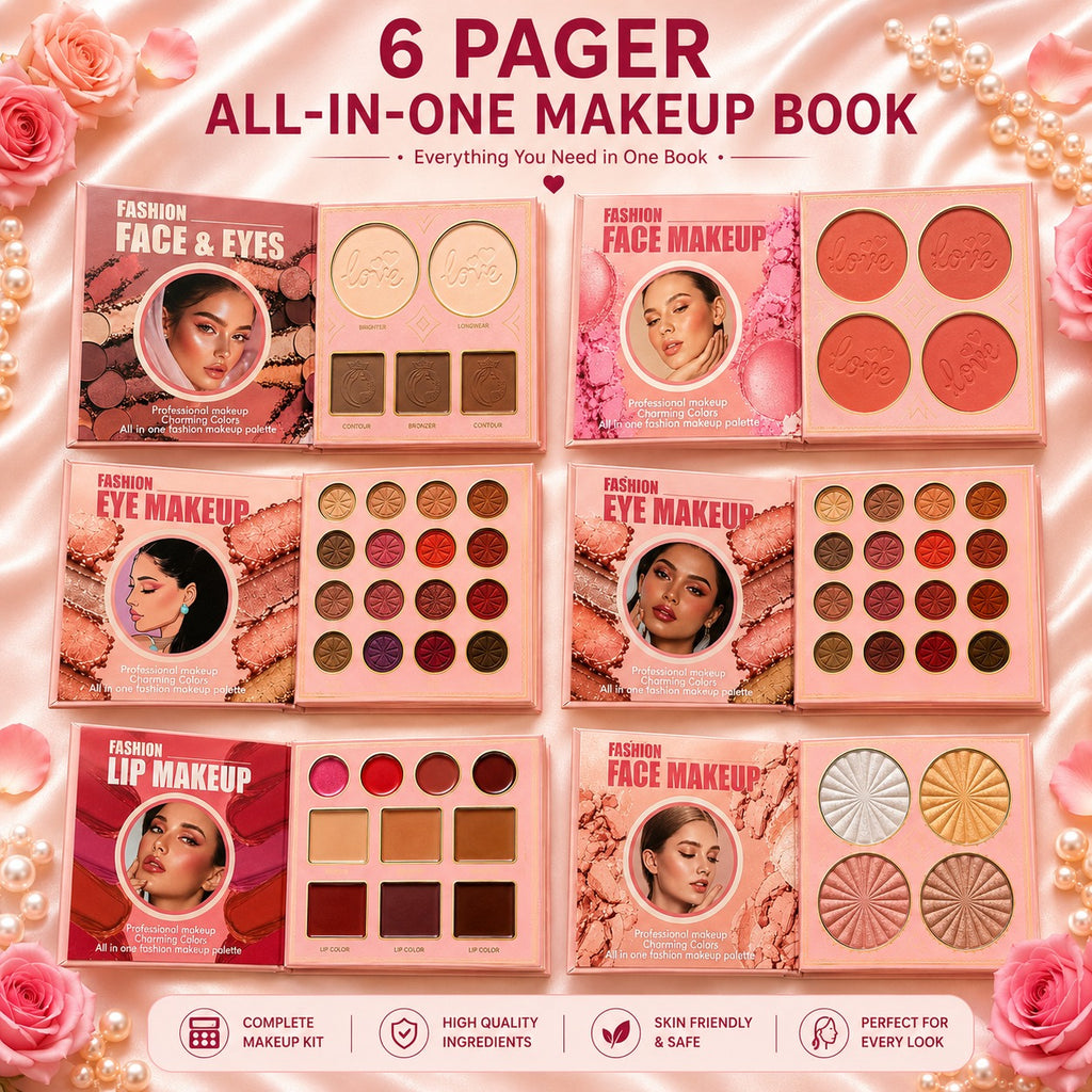 6 Pager All-in-One Makeup Book