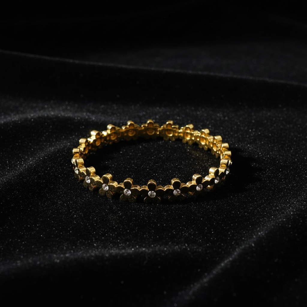 Full Flower Karha Bangle