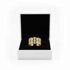 Gold lace ring in premium gift box
