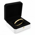 Gold Screw Bangle - Jewelry Box Packaging